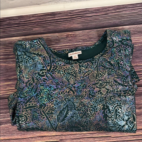 LuLaRoe Carly Shimmering Multicolor Iridescent Midi Dress Mermaidcore NWT - Picture 10 of 10